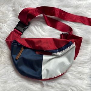 Tommy Hilfiger Red, White, and Blue Fanny Pack